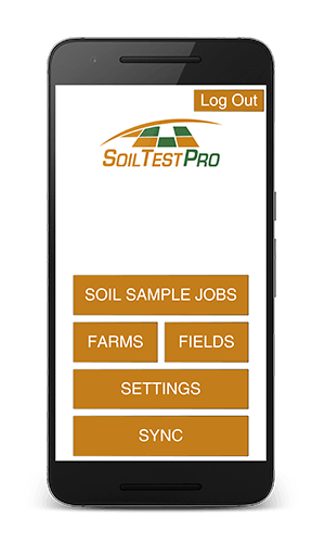 Soil Test Pro Mobile App - Home Page