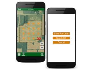 Soil Test Pro Screenshot of Grid Sampling