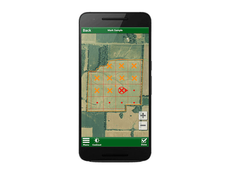 Step 8: Navigate to the next Soil Sample Point